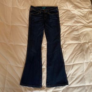 Wrangler bootcut blue jeans